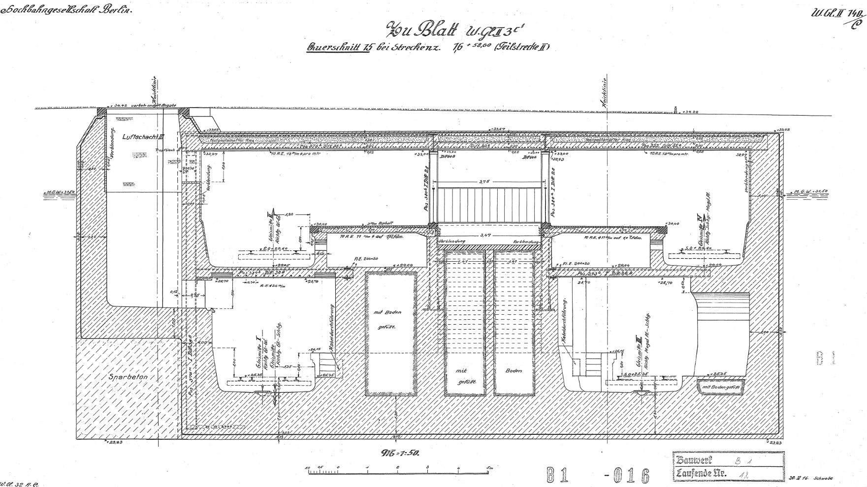 Tunnelquerschnitt Bestand