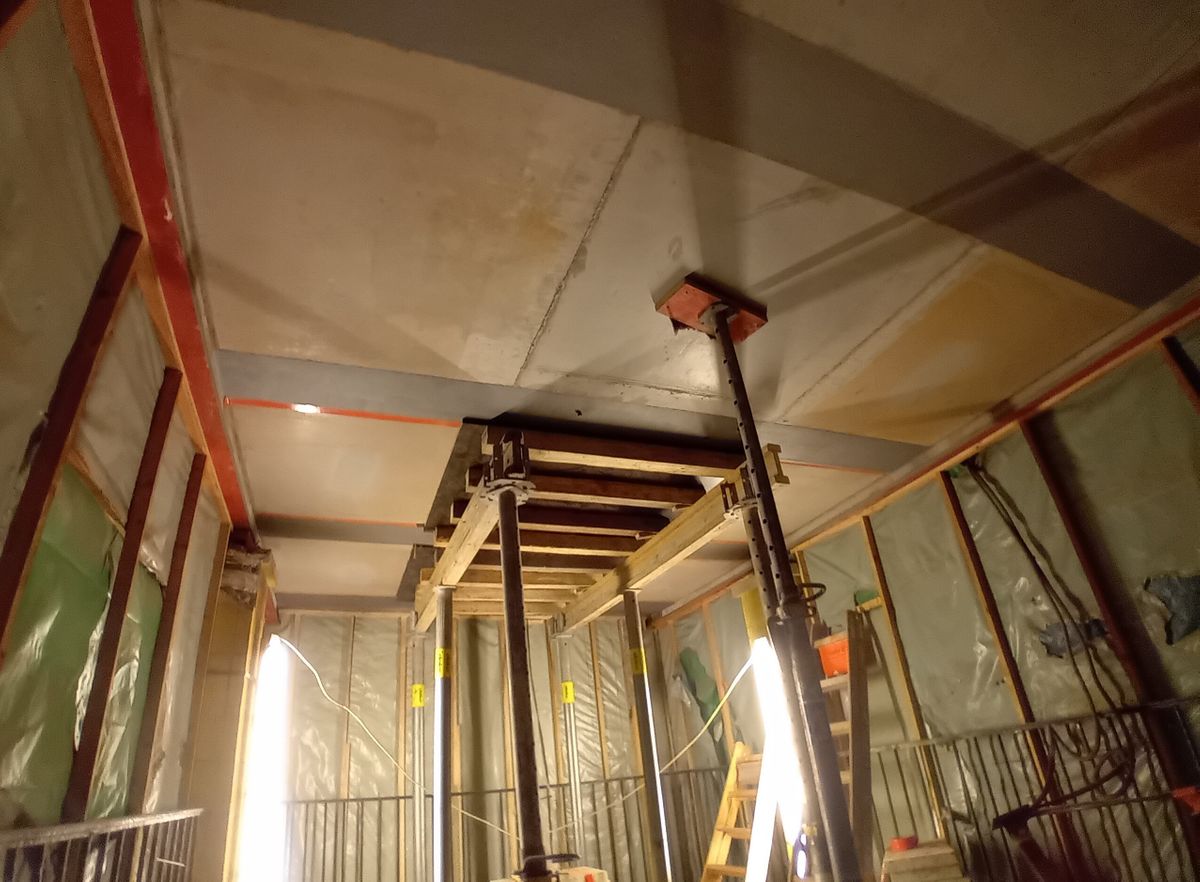 Betonage im Pilgerschrittverfahren