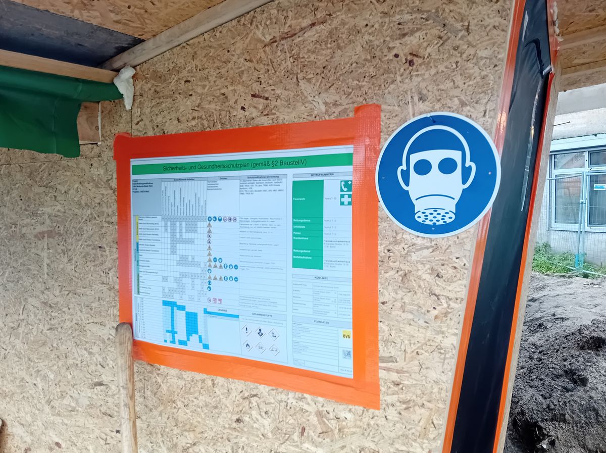 Schwarzbereich Instandsetzungsma&szlig;nahme