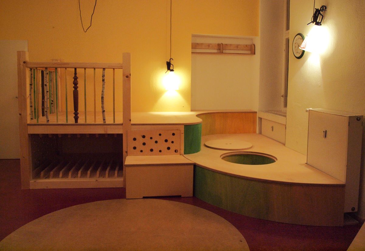 Spiellandschaft mit Matratzenf&auml;cher